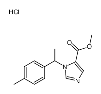 methyl 3-[1-(4-methylphenyl)ethyl]imidazole-4-carboxylate,hydrochloride结构式