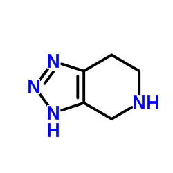 4,5,6,7-Tetrahydro-1H-[1,2,3]triazolo[4,5-c]pyridine结构式