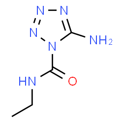 1H-Tetrazole-1-carboxamide,5-amino-N-ethyl-(9CI) structure