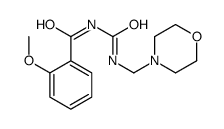 2-methoxy-N-(morpholin-4-ylmethylcarbamoyl)benzamide Structure