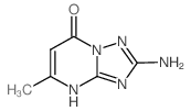 2-AMINO-5-METHYL-4H-[1,2,4]TRIAZOLO[1,5-A]PYRIMIDIN-7-ONE structure