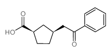 cis-3-(2-Oxo-2-phenylethyl)cyclopentane-1-carboxylic acid picture