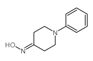 N-(1-phenyl-4-piperidylidene)hydroxylamine structure