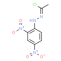 N-(2,4-Dinitrophenyl)ethanehydrazonoyl chloride Structure