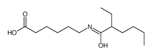 6-[(2-ethyl-1-oxohexyl)amino]hexanoic acid Structure