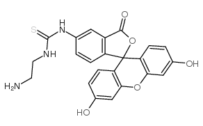 氨乙基(硫脲基荧光素)结构式