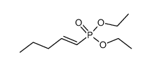 diethyl (E)-1-pentenephosphonate Structure