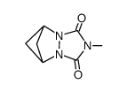 4-methyl-2,4,5-triazatricyclo[5.1.1.02,6]nonane-3,5-dione结构式