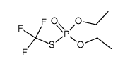 O,O-diethyl S-trifluoromethyl phosphorothioate Structure