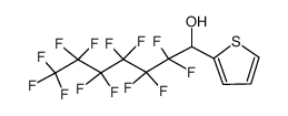 perfluorohexyl-thien-2-yl-methanol Structure