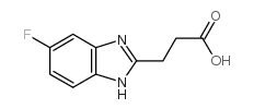 3-(5-FLUORO-1H-BENZOIMIDAZOL-2-YL)-PROPIONIC ACID structure