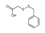 2-(benzyldisulfanyl)acetic acid Structure