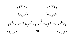 1,5-bis(di-2-pyridylmethylene)thiocarbonohydrazide structure