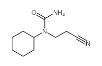 Urea,N-(2-cyanoethyl)-N-cyclohexyl-结构式