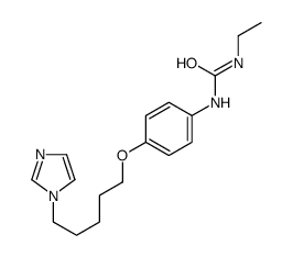 1-ethyl-3-[4-(5-imidazol-1-ylpentoxy)phenyl]urea Structure