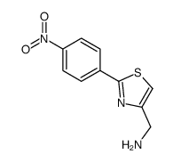 [2-(4-nitrophenyl)-1,3-thiazol-4-yl]methanamine结构式