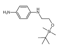 N-(2-{[tert-butyl(dimethyl)silyl]oxy}ethyl)phenylene-1,4-diamine结构式