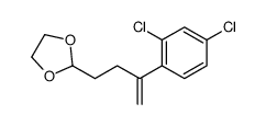 2-[3-(2,4-dichlorophenyl)but-3-enyl]-1,3-dioxolane结构式