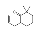 2,2-dimethyl-6-prop-2-enylcyclohexan-1-one Structure