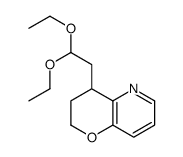 4-(2,2-diethoxyethyl)-3,4-dihydro-2H-pyrano[3,2-b]pyridine结构式