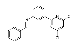 N-[3-(4,6-dichloropyrimidin-2-yl)phenyl]-1-phenylmethanimine结构式