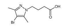 4-(4-Bromo-3,5-dimethyl-1H-pyrazol-1-yl)butanoic acid structure