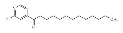 2-CHLORO-4-TRIDECANOYLPYRIDINE structure