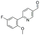 6-(5-FLUORO-2-METHOXY-PHENYL)-PYRIDINE-3-CARBALDEHYDE结构式