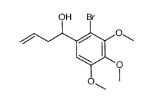 1-(2-bromo-3,4,5-trimethoxyphenyl)but-3-en-1-ol Structure