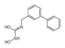 1-hydroxy-3-[(3-phenylphenyl)methyl]urea结构式