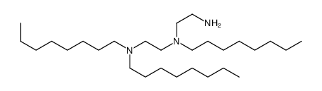 N-(2-aminoethyl)-N,N',N'-trioctylethylenediamine结构式