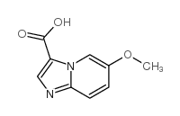 6-methoxyimidazo[1,2-a]pyridine-3-carboxylic acid structure