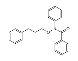 O-phenylpropyl-N-benzoyl-N-phenylhydroxylamine结构式