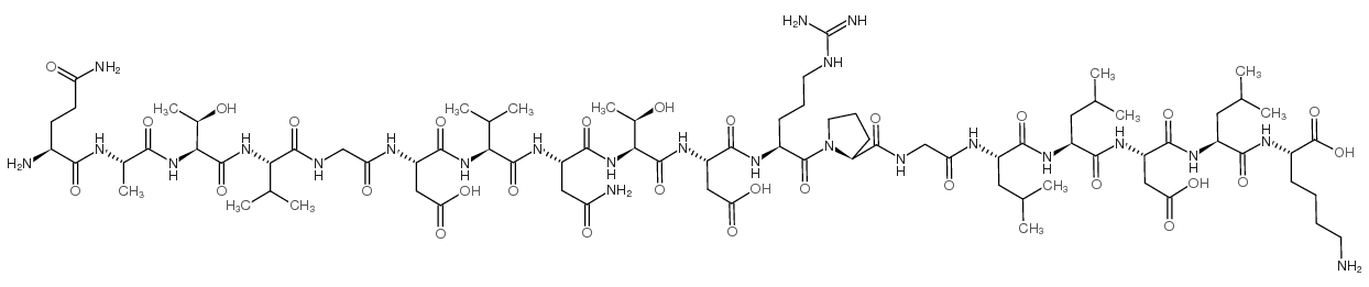 Anxiety Peptide acetate salt Structure