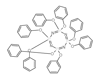 1,3,5,7,2,4,6, 8-Tetrazatetraphosphocine, 2,2,4,4,6,6,8,8-octahydro-2,2,4,4,6,6, 8,8-octaphenoxy- Structure