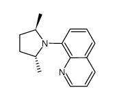 (+)-(R,R)-8-[(2,5-dimethylpyrrodin-1-yl)-methyl]quinoline Structure