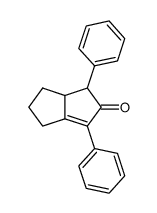 1,3-diphenyl-4,5,6,6a-tetrahydropentalen-2(1H)-one结构式