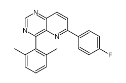 6-(4-fluorophenyl)-4-(2,6-dimethylphenyl)-pyrido[3,2-d]pyrimidine Structure