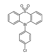 10-(4-chlorophenyl)phenothiabismine 5,5-dioxide Structure