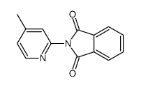 2-(4-methylpyridin-2-yl)isoindole-1,3-dione结构式