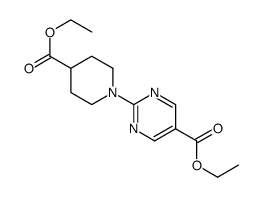 Ethyl 2-(4-(ethoxycarbonyl)piperidin-1-yl)pyrimidine-5-carboxylate图片