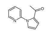 1-(1-(pyridin-2-yl)-1H-pyrrol-2-yl)ethanone Structure