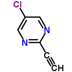 5-Chloro-2-ethynylpyrimidine Structure