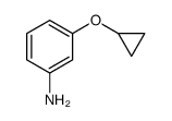 3-cyclopropyloxyaniline Structure