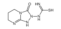 (3-oxo-1,5,6,7-tetrahydro-[1,2,4]triazolo[4,3-a]pyrimidin-2-yl)thiourea结构式