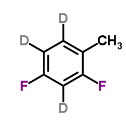 2,4-Difluoro-1-methylbenzene-d3 Structure