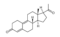 3-Oxo-17β-acetyl-19-nor-androstadien-4.9 Structure