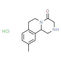 10-METHYL-2,3,6,7-TETRAHYDRO-1H-PYRAZINO[2,1-A]ISOQUINOLIN-4(11BH)-ONEHYDROCHLORIDE结构式