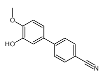 4-(3-hydroxy-4-methoxyphenyl)benzonitrile Structure