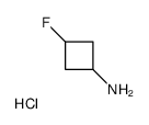 3-fluorocyclobutan-1-amine,hydrochloride structure